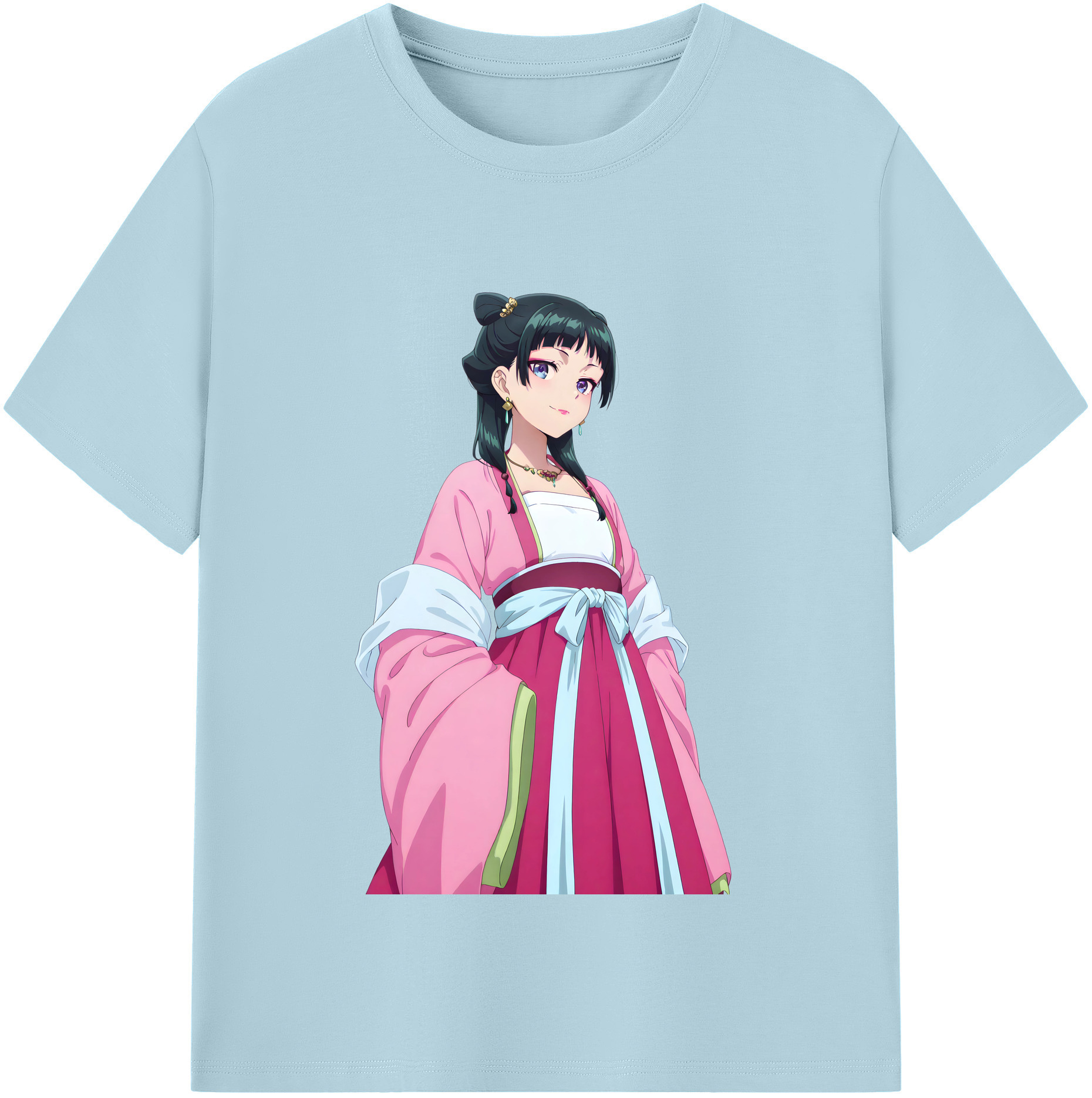 （画像用） 薬屋のひとりごと The Apothecary Diaries 綿100％半袖Tシャツ（フロントプリント）